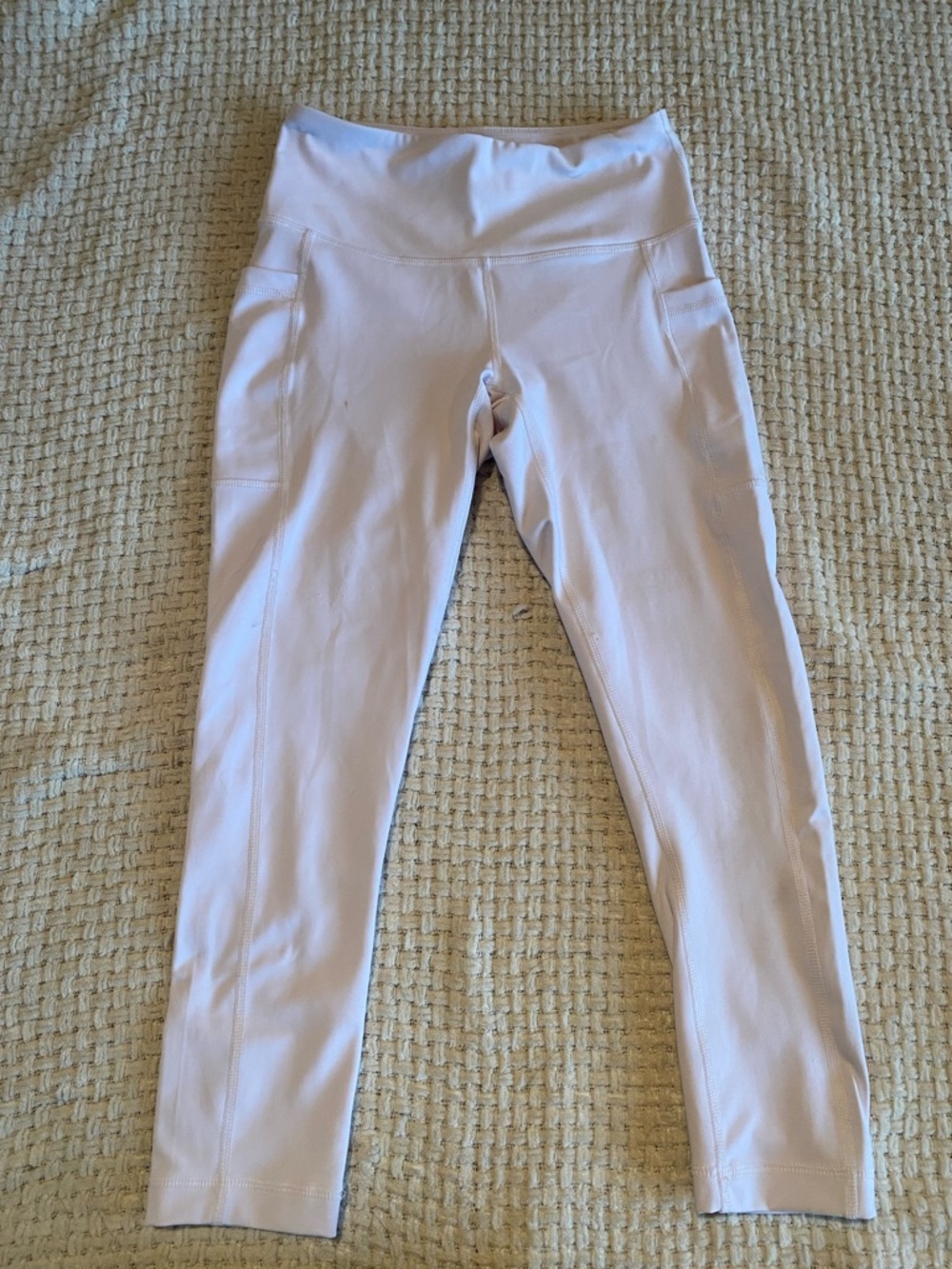 90 Degree By Reflex White Capri Leggings